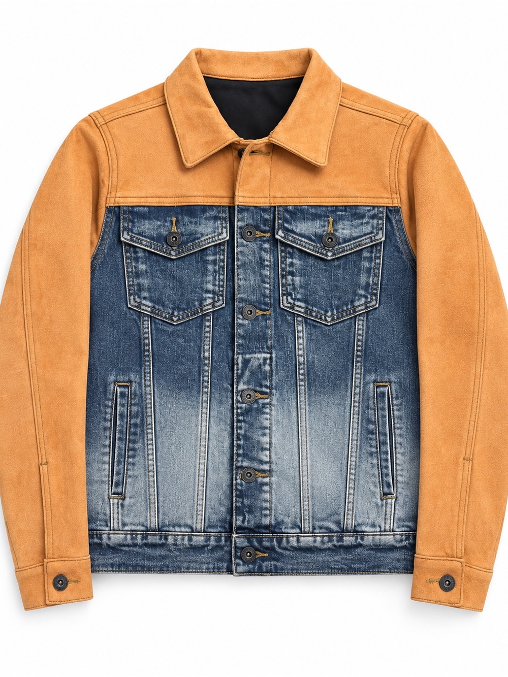 6thNBRHD Bounty Hunter Denim Jacket Men’s XS Western Graphic